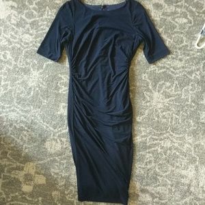 Vince Camuto Navy Cocktail Dress
